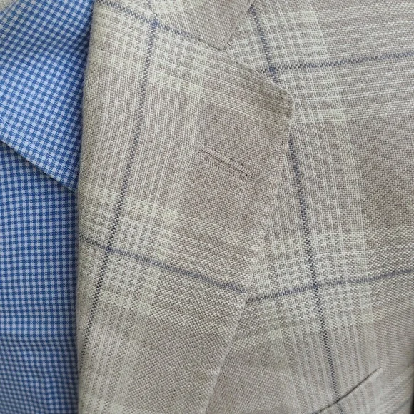 Exquisite SAMUELSOHN Soft Recent Linen Sport Coat/Blazer - Size 40 R - Picture 3 of 9